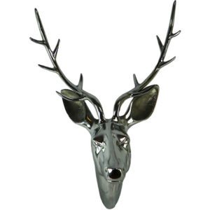 Head Deer  Colored   Natural 31x22x45cm