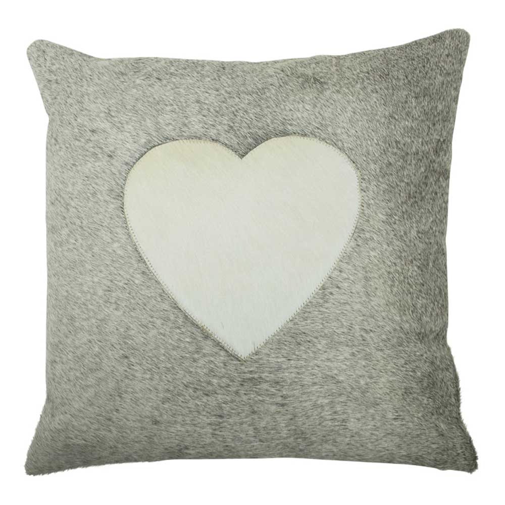 Cushion Cowhide  Gray   Cotton 45x45x5cm 8716522042986 Mars & More