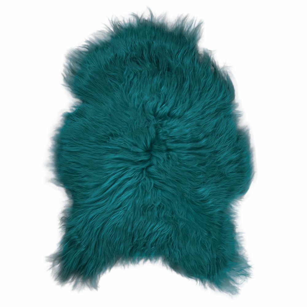 Fur Sheepskin Turquoise Iceland