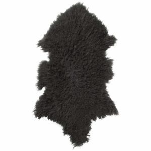 Pelz – Teppich – Dekofell Schaffell Grau    Tibetisch