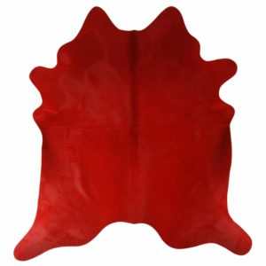 Teppich Kuhfell Rot      3-4m²