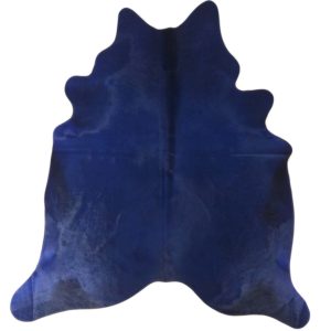 Teppich Kuhfell Blau      3-4m²