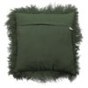 Cushion Sheepskin Green   Tibetan ca. 45x45 cm