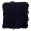 Cushion Sheepskin Blue   Tibetan ca. 45x45 cm