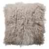 Cushion Sheepskin Sand   Tibetan ca. 45x45 cm