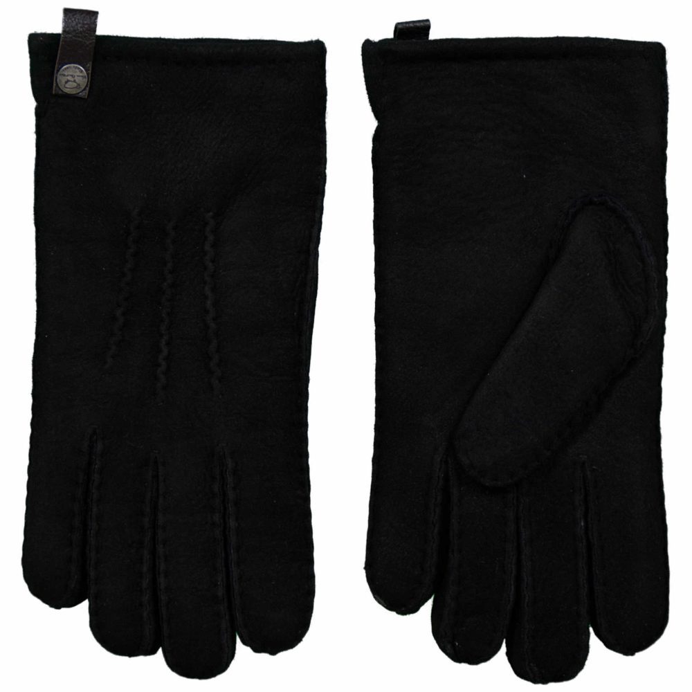 Finger Gloves  Black    XL