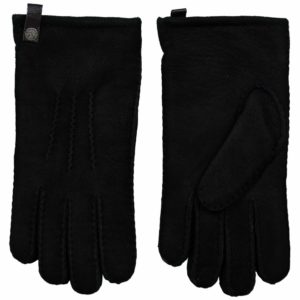 Finger Gloves  Black  Men – Gentlemen   XL