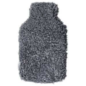 Hot water bottle cover  Gray