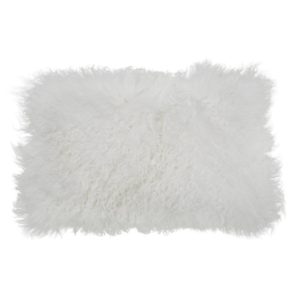 Cuscino bianco tibetano 30 x 50 cm