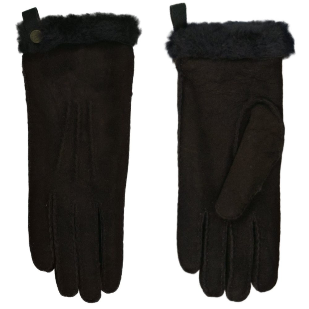 Finger Gloves  Brown    L