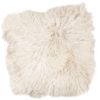 Cushion Sheepskin White   Tibetan ca. 45x45 cm