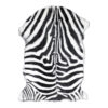 Vloerkleed - Tapijt - Plaid Geitenvacht Zebra  Zebraprint Natuurlijk 60x90x2cm