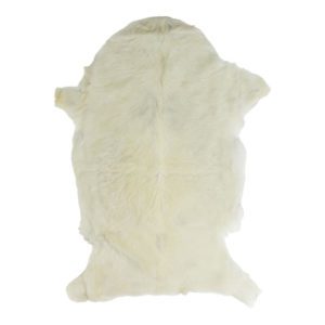 Fur Goat  White   Natural 60x90x2cm