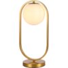 Emma Table Lamp White Gold
