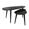 Coffee Tables Zurich - 95x52x46 - Acacia wood/metal - Set of 2