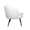 High five lounge chair white pearl (boucle)