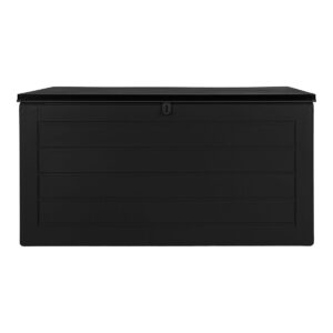 Dubrovnik Cushion Box  – Cushion Box, plastic, black, 146,5x61x64,5 cm, 490 L