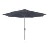 Houston Parasol - Parasol with crank and tilt, metal pole, black, ø300 cm