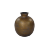 Vase Padua Large - ø40x45 - Brass antique gold/grey - Metal