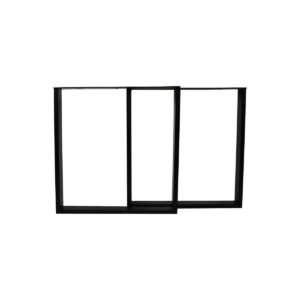 Table legs – U-model – 70x10x72 – Black – metal – Set of 2