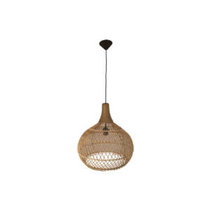 Hanging lamp Rotan – 43x43x46 – Natural – Rotan/teak