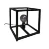 Table lamp Fremont square frame - 26 cm - powdercoated black