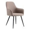 Harbo Dining Chair - Dining Chair, stone with black legs, HN1231