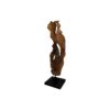 Standing deco abstract - 35x30x110 - Natural/metal -  Teak rootWood