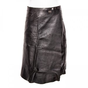 Midi Skirt ‘Inlay’ Leather