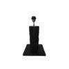 Table Lamp Nature Round- 25x25x50 - Black - Teak