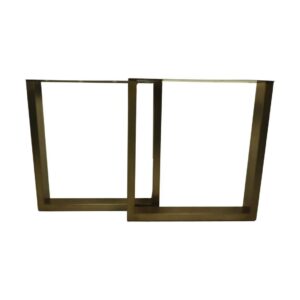 Table legs U-model  Set of 2 – 72x10x69 – Antique gold – metal