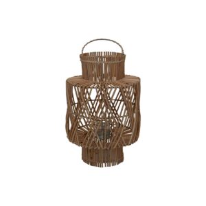 Lantern in & outdoor – 38x38x48 – Rotan – Natural