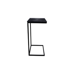 Side table Fletcher – 38x30x65 – Black – Iron/aluminium