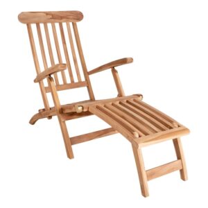 Arrecife Teak Deck Chair – Deck chair in teak. Adjustable back with 4 positions