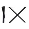 Nîmes Poten voor eettafel - Poten voor eettafel gepoedercoat in zwart Design X
