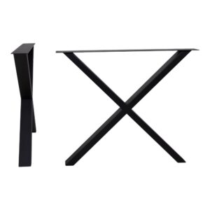 Nîmes Poten voor eettafel – Poten voor eettafel gepoedercoat in zwart Design X