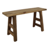 Decorative Bench - 80 cm - natural - old teak