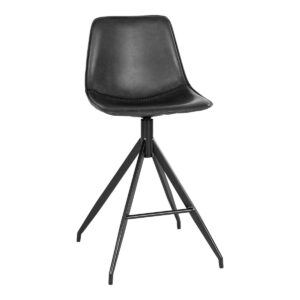 Monaco Counter Chair – Black – set of 2