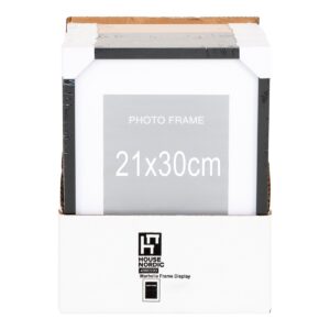 Marbella Frame Display – Frame Display, MDF/glass, 7 pcs. black and 8 pcs. natural, 21×30 cm