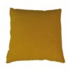 Cushion with print - 45x45 - MustardYellow/Gold - Velvet