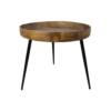 Side table Ventura - 60x60 cm - Natural - Mango wood/iron