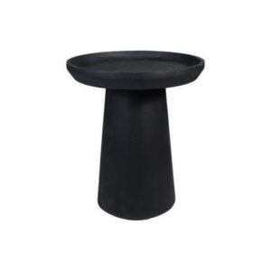 Coffee Table Drum – 45x45x50 – Matt Black – Mangowood