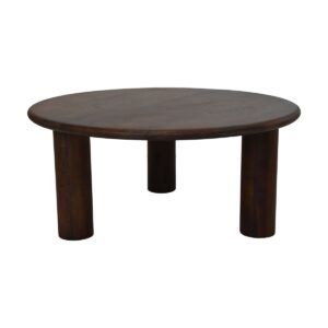 Coffee Table Round  – 80x80x35 – brown – Mangowood