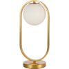 Emma Table Lamp White Gold