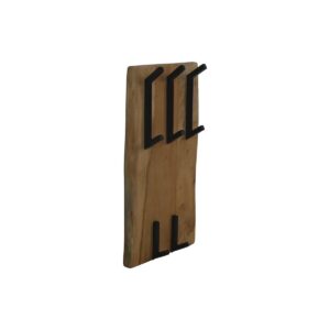 Coat rack LiveEdge Vertical – 26x3x60 – Acacia/metal – Natural