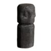 Statue Sumba L en Céramique Noir (Set de 6)