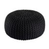 PREMIUM pouf seat pouf knitted stool knitted pouf Ø 55 cm washable inside and outside brilliant colors!