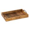 Serving tray Wooden tray XXL 57x39cm Wooden tray Serving tray Decorative tray made of solid mango wood