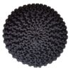 Knitted stool pouf Ø 45 H 30 cm cm seat pouf knitted floor cushion