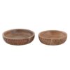 Wooden bowl Masterbox 16x set of 2 ø15/17cm decorative bowl Tik & Tok round mango wood